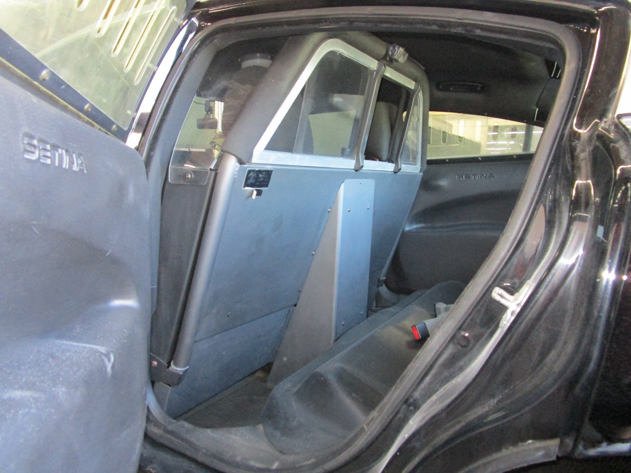 police car plastic back seat